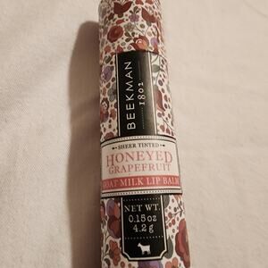 Beekman 1802 Honeyed Grapefruit Goat Milk Lip Balm .15oz Made in the the USA